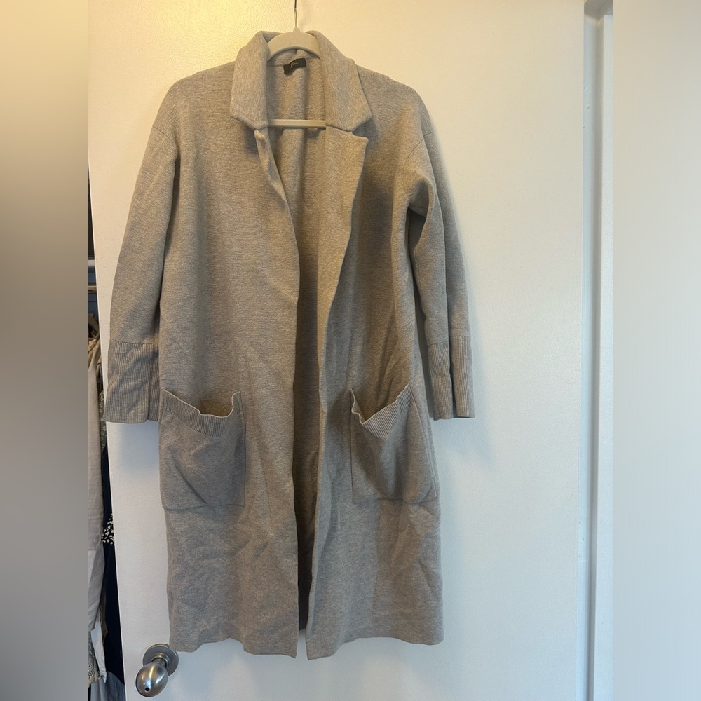 Jcrew sweater jacket